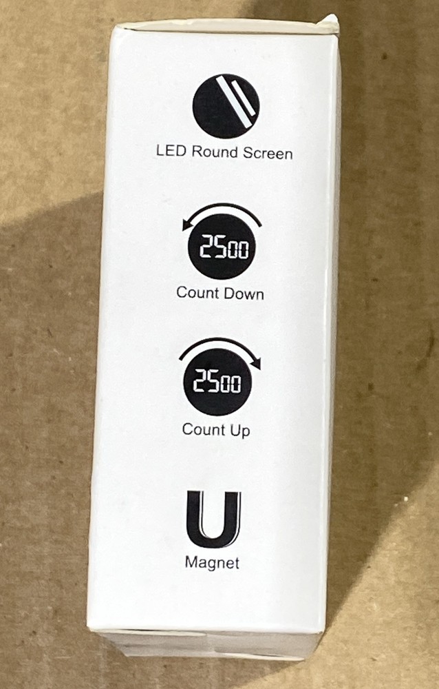 Avinia LED Rotating Countdown Timer, Adjustable Brightness Magnetic QX-5611-2