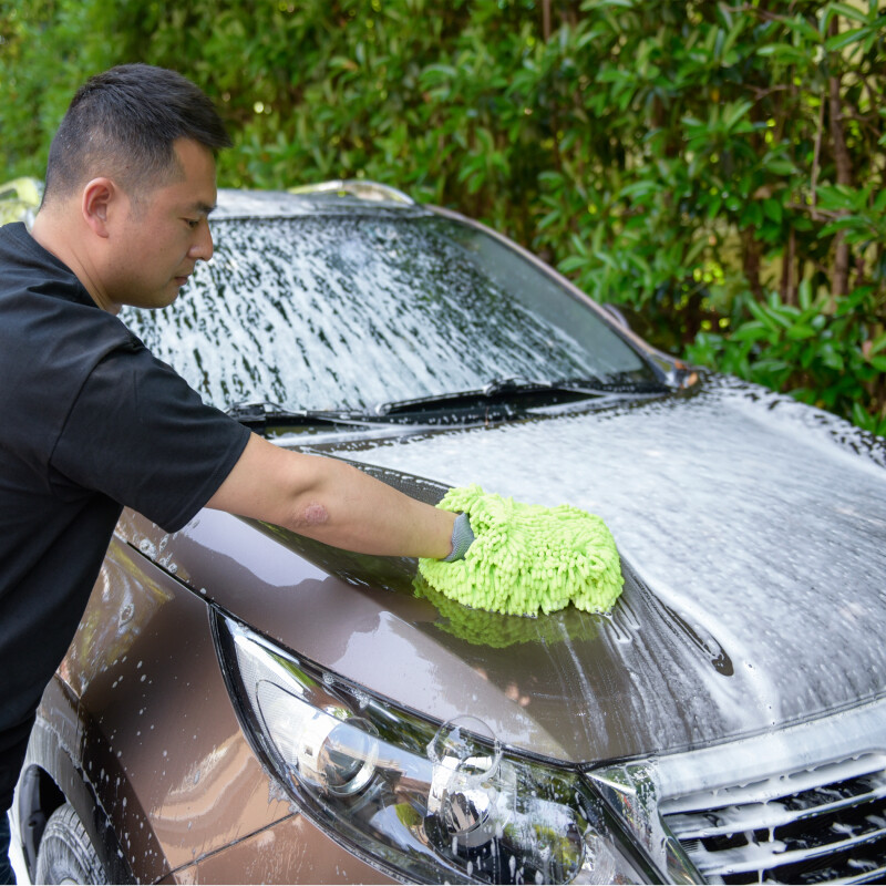 Long Chenille Microfiber Premium Scratch-Free Car Auto Wash Mitt