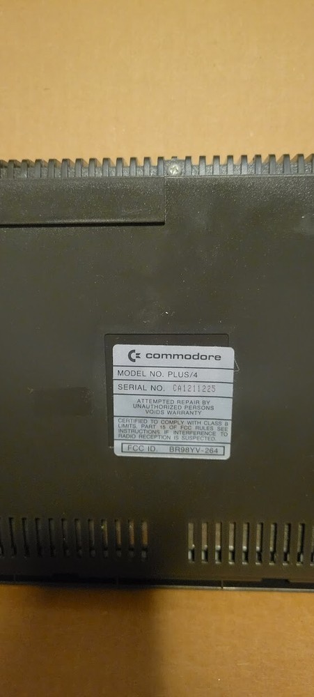 COMPLETE Vintage Commodore Plus 4 Computer With Box & Accessories