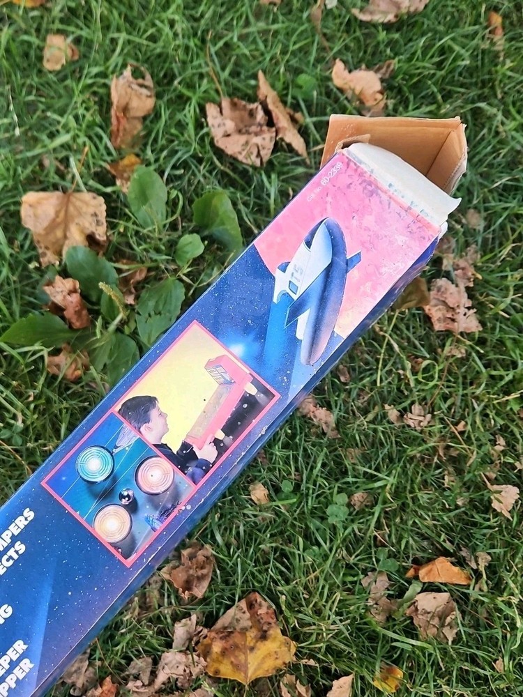 Space Attack 1989 Playtime Products Tabletop Pinball Machine No Score Function