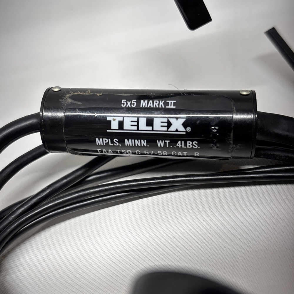 TELEX Items 5 x 5 Mark IIA Headset Untested