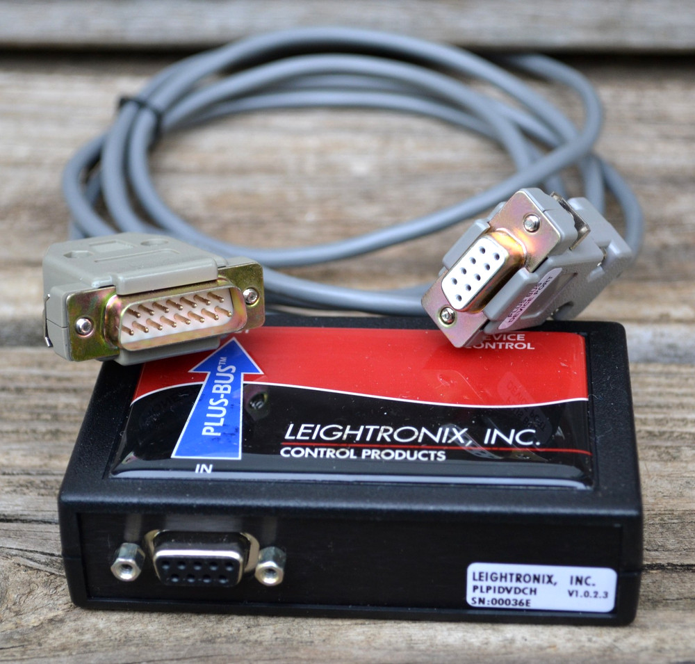 Leightronix PLPIDVDCH PLUS-BUS DVD Control Interface Automation Module W/Cable