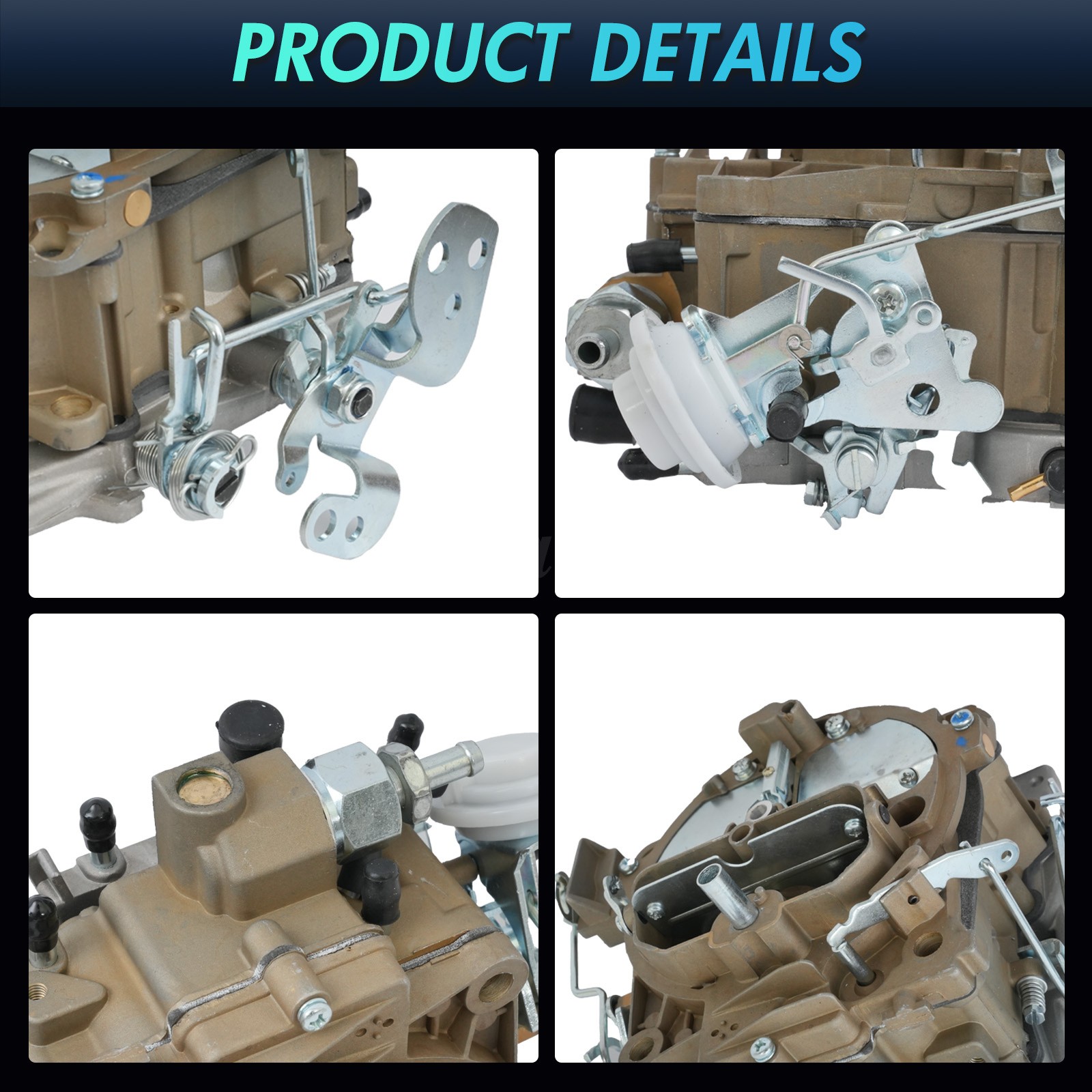 Quadrajet Carburetor For Chevy GMC 327 350 396 427 454 750CFM 4 Barrel OE:1901R