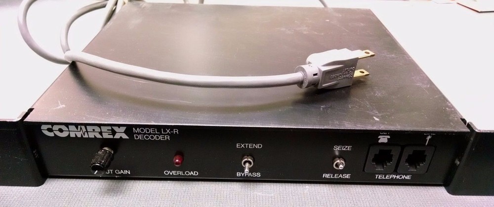 Comrex LX-R Phone Line Decoder Telephone Coupler Radio Station Dispatch Patch