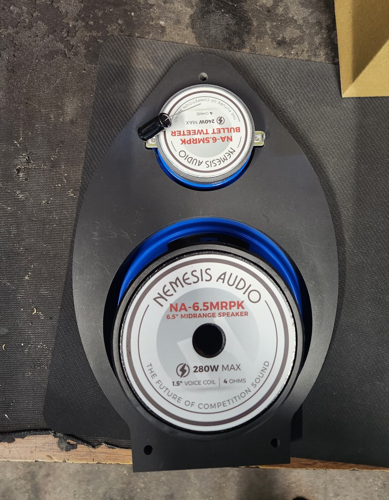 Custom Door Speaker Adapters 6x9 to 6.5 w 3.5 Tweeter 2014-2026 Chevy GMC GM