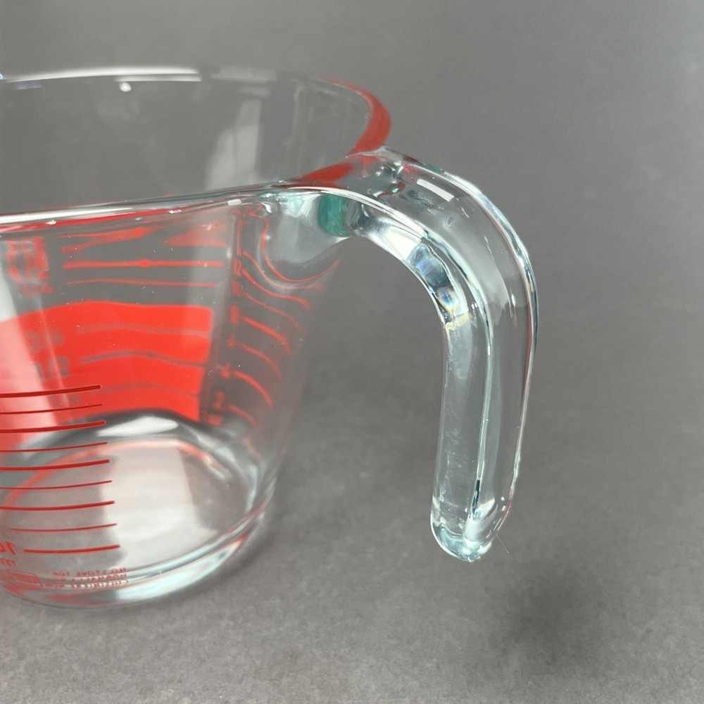 PYREX Measuring, 2 Cups, 16 oz, 500 mL, Red Reverse Read Inside