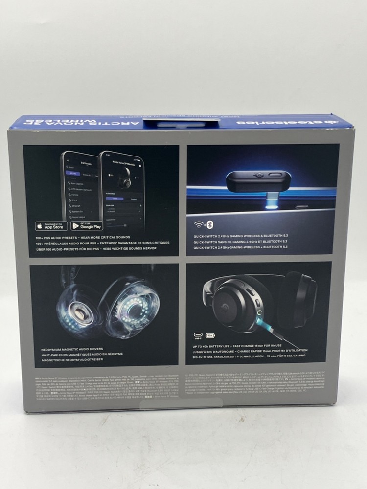 Sealed SteelSeries Arctis Nova 3P Wireless Multi-Platform Gaming Headset