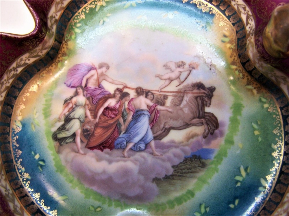 ERDMANN SCHLEGELMILCH LARGE THREE COMPARTMENT NAPPY DISH 1891 MARK