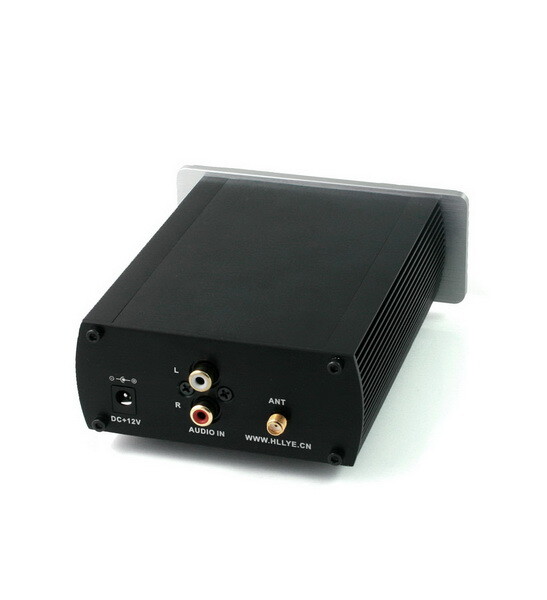 HLLY 1.5W 1W FM Transmitter Wireless Audio 88-108Mhz + Antenna + Power Black