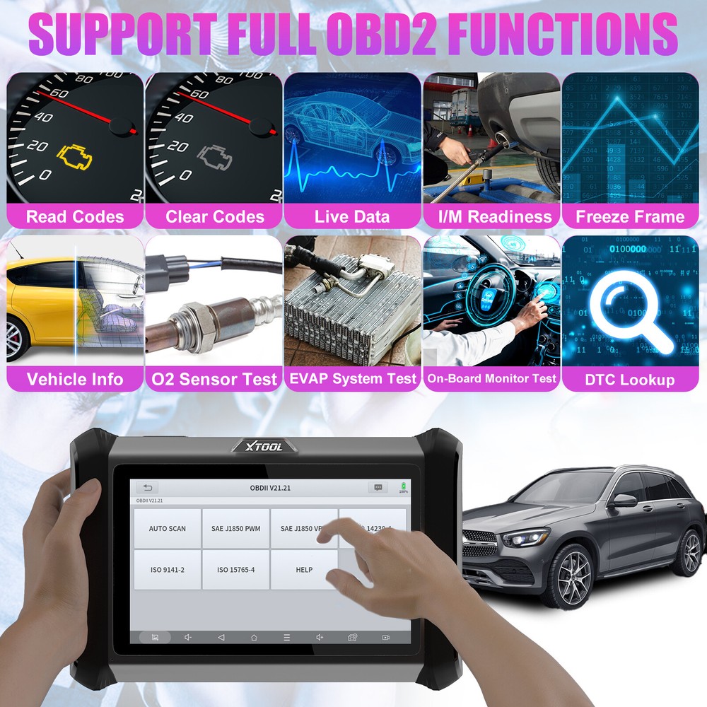 XTOOL D7S NEWEST CANFD/DOIP Bidirectional Scanner Key Programmer All System Scan