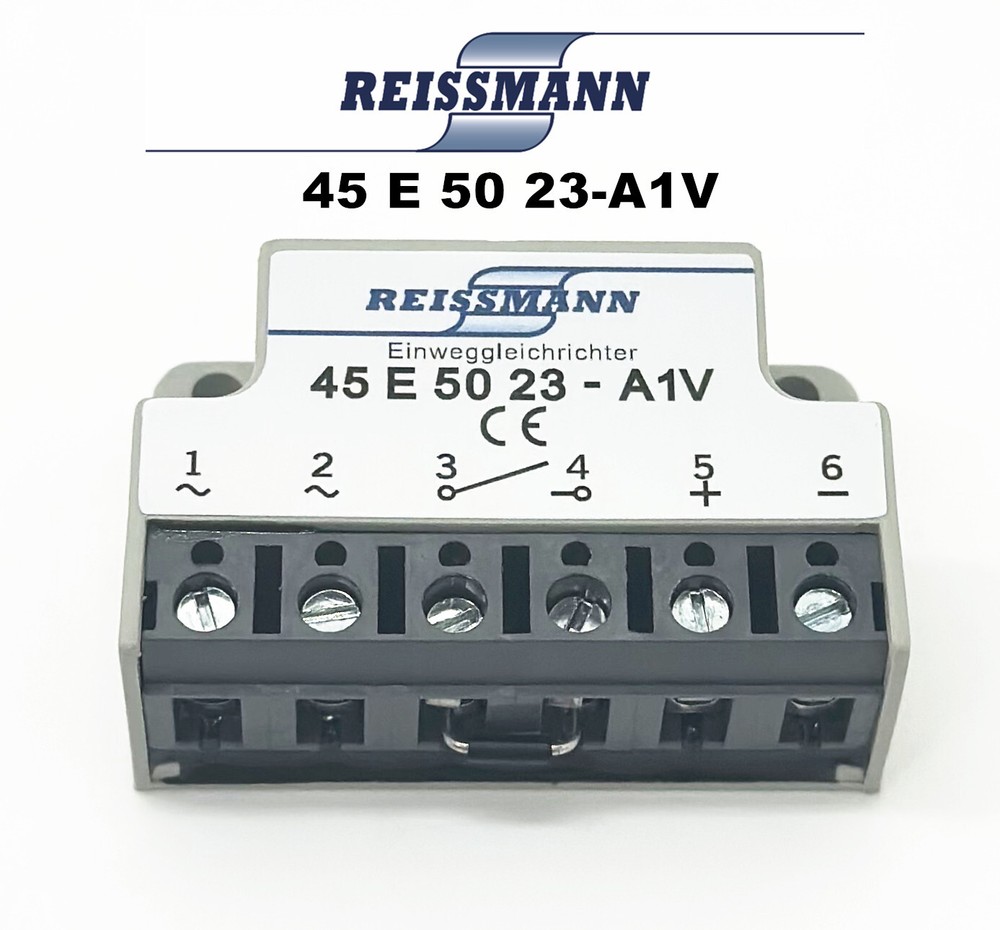 REISSMANN Einweggleichrichter 45 E 50 23-A1V half-wave brake Rectifier Module