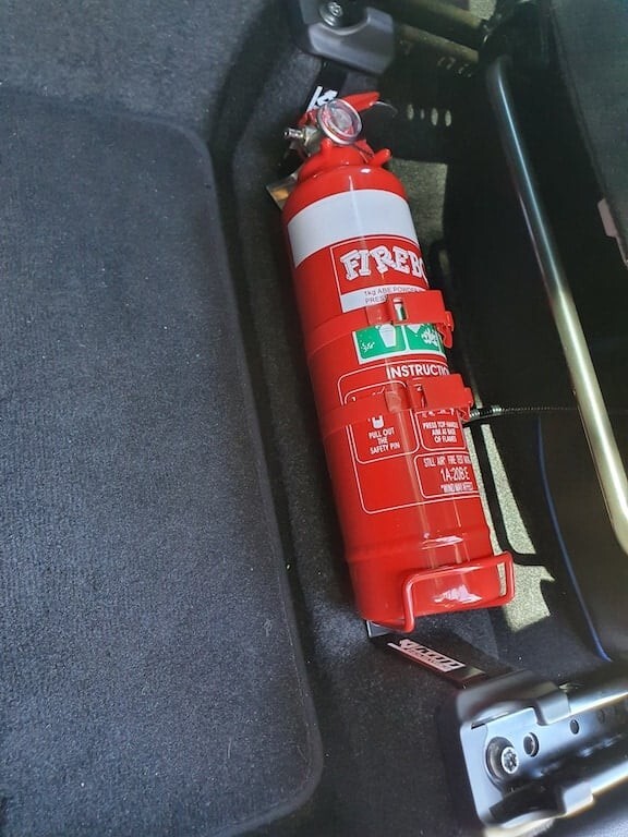 Fits Toyota Yaris GR Fire Extinguisher Bracket