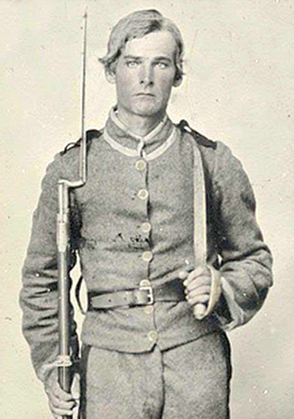 Confederate Painted Canvas Belt 46-52 inches