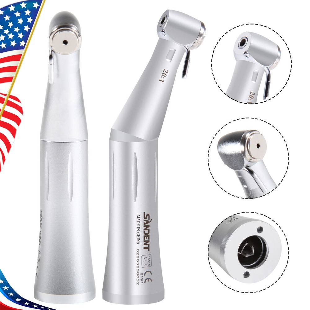 Dental 20:1 Reduction Implant Contra Angle E-Type Handpiece