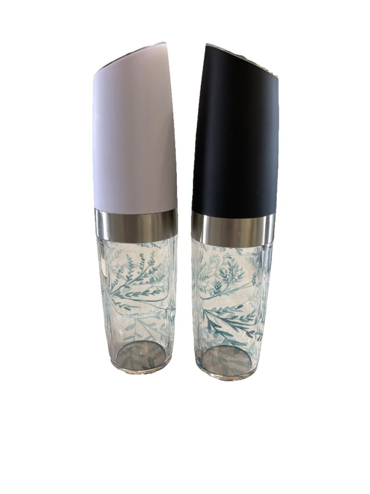 Sangcon Gravity Battery Salt &Pepper Grinder Auto Shakers Mill Set. Open Box
