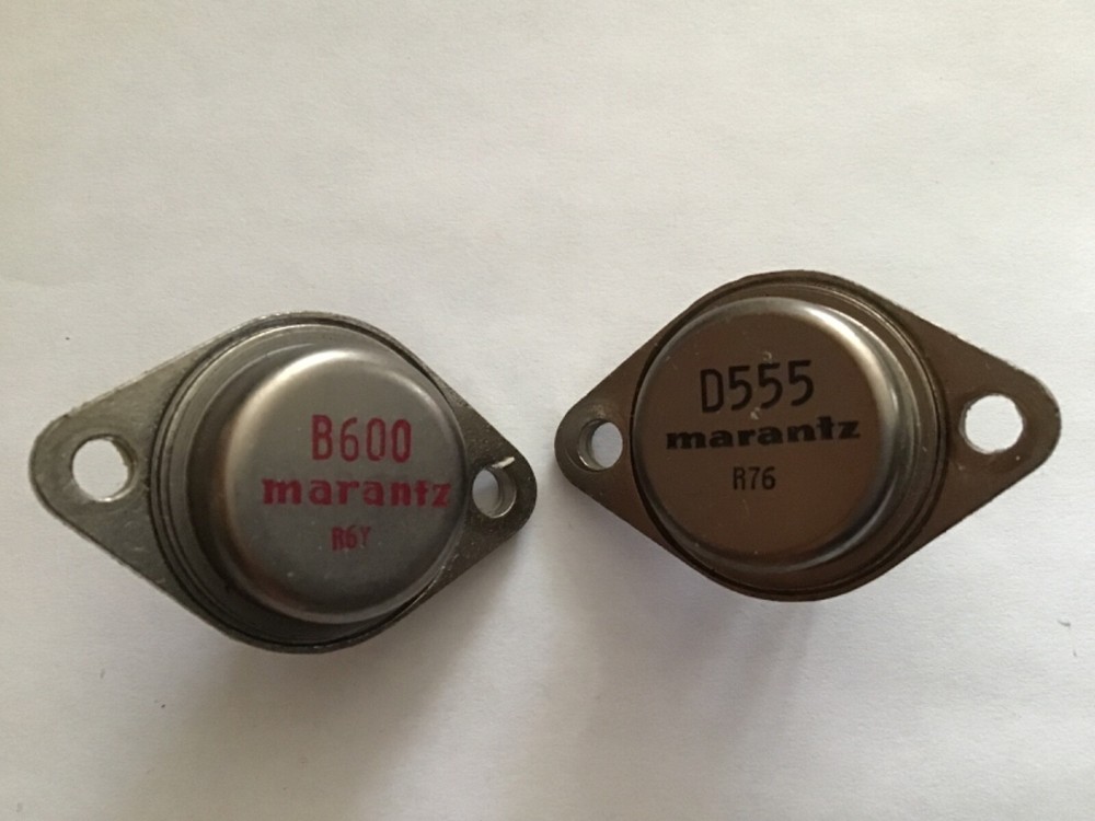 Maranz 2265…D555 and B-600 Output Transistors…pulled from working unit.