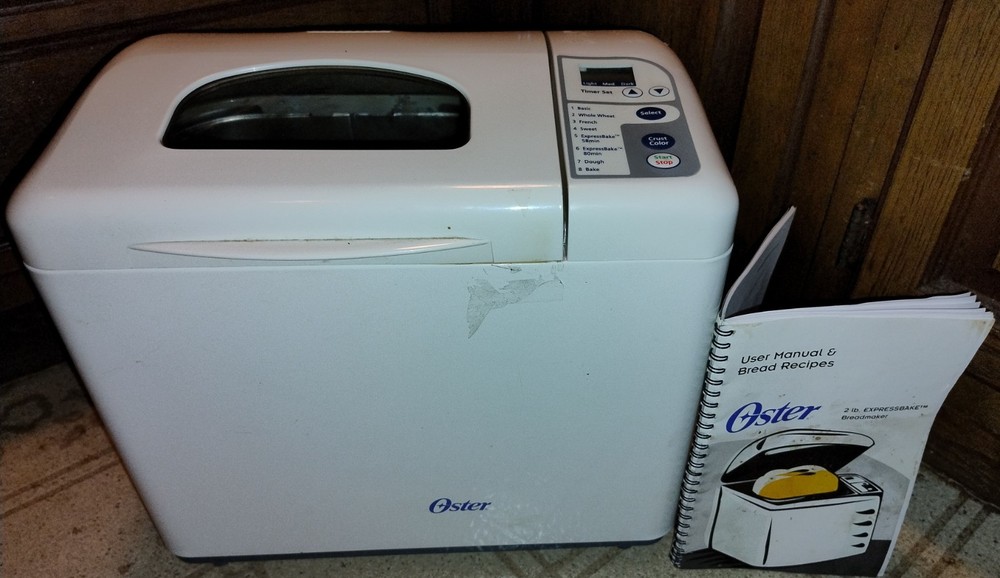 Oster Bread Machine 5834 With Manual READ DESCRIPTION