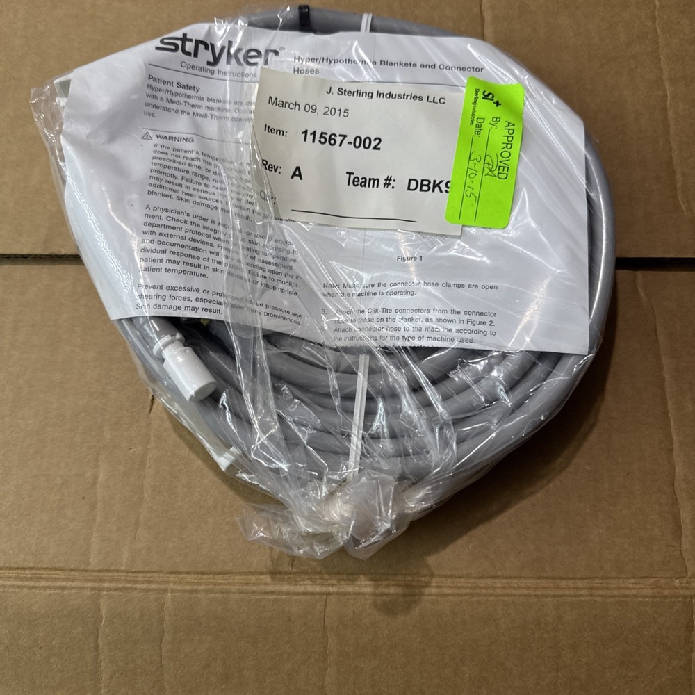 Stryker Hyper/Hypothermia Blankets And Conector Hoses