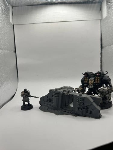Terrain Scenery Piece Crashed Vehicle