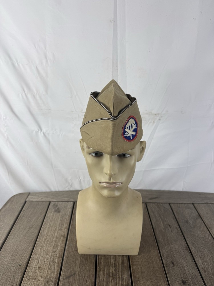 WW2 Glider Troops Khaki Garrison Cap/ Overseas Cap