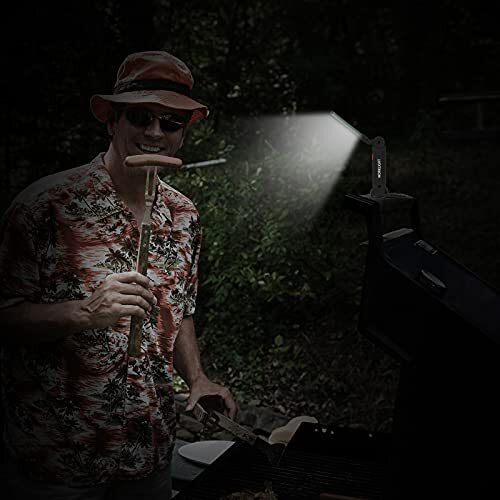 2 Pack LED COB Work Light USB Rechargeable with Magnetic Base for Workshop