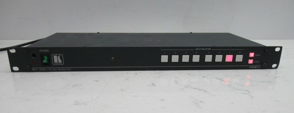 Kramer VP-81XL Computer Graphics Video Balanced Stereo Audio Switcher