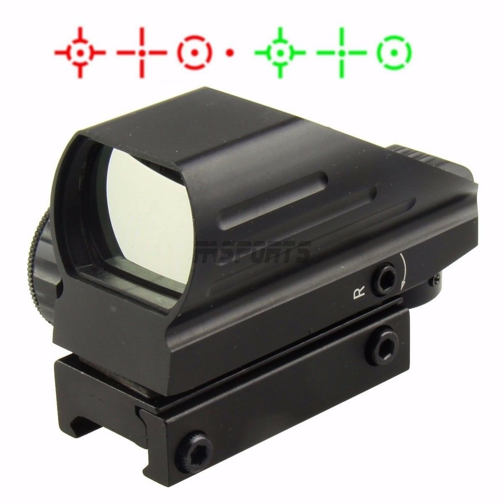 Tactical Holographic Reflex Red Green Laser Dot Sight