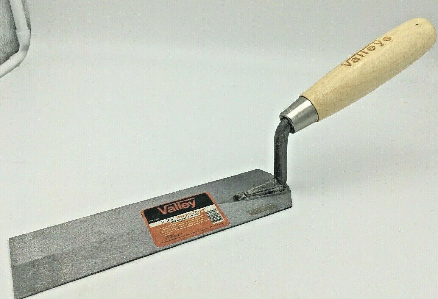 2” X 8” Margin Trowel Hardwood Handle
