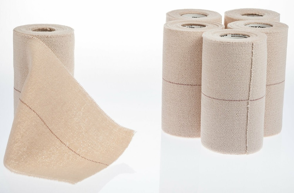 ELASTIKON Elastic Tape, 4" x 2.5 yd, 6/pk