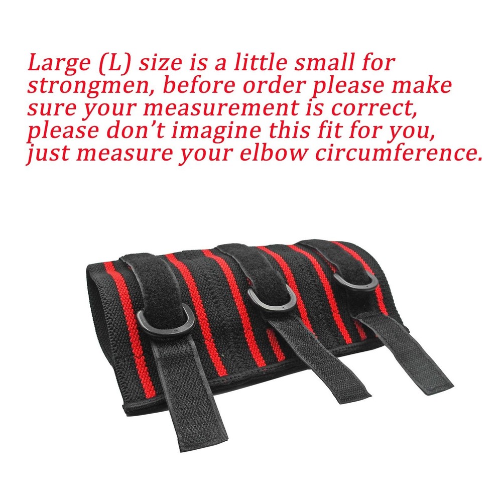 Adjustable Elbow Sleeve, 1 Pair Strong Elebow Support Brace Compression Power...