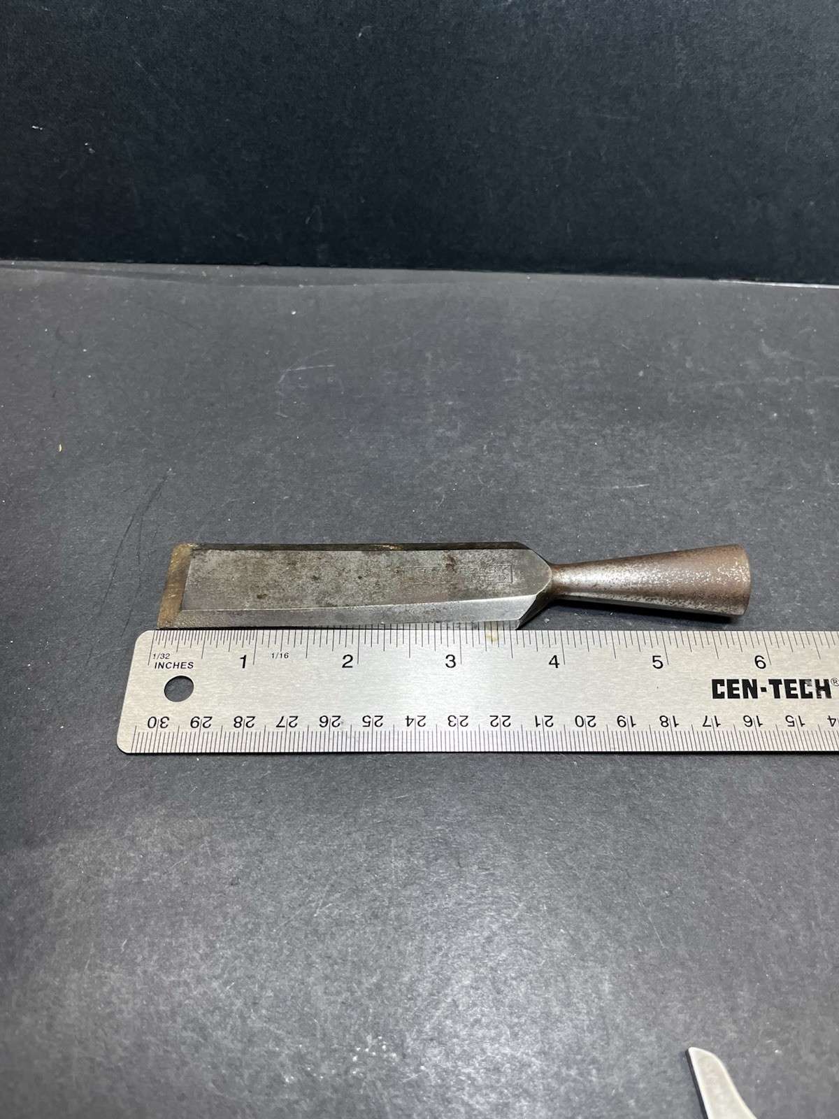 Vintage T.H. Witherby Winstead Edge Works 1" Beveled Edge Socket Chisel - USA