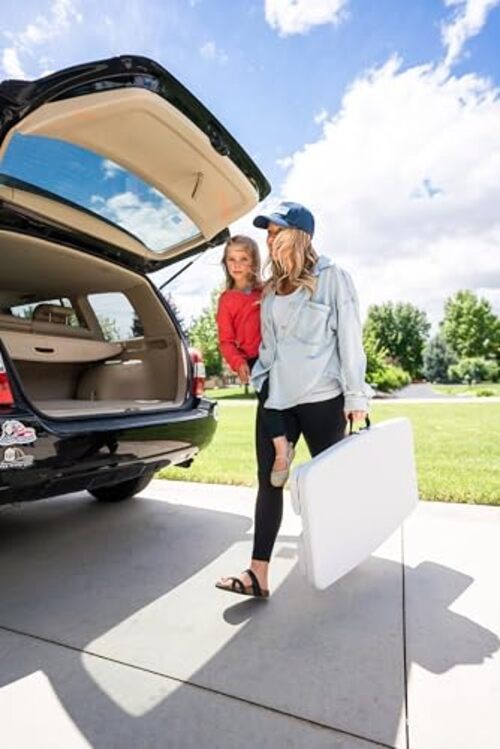 Compact Portable Picnic Table – Foldable Space-Saving Design with Locking Kids