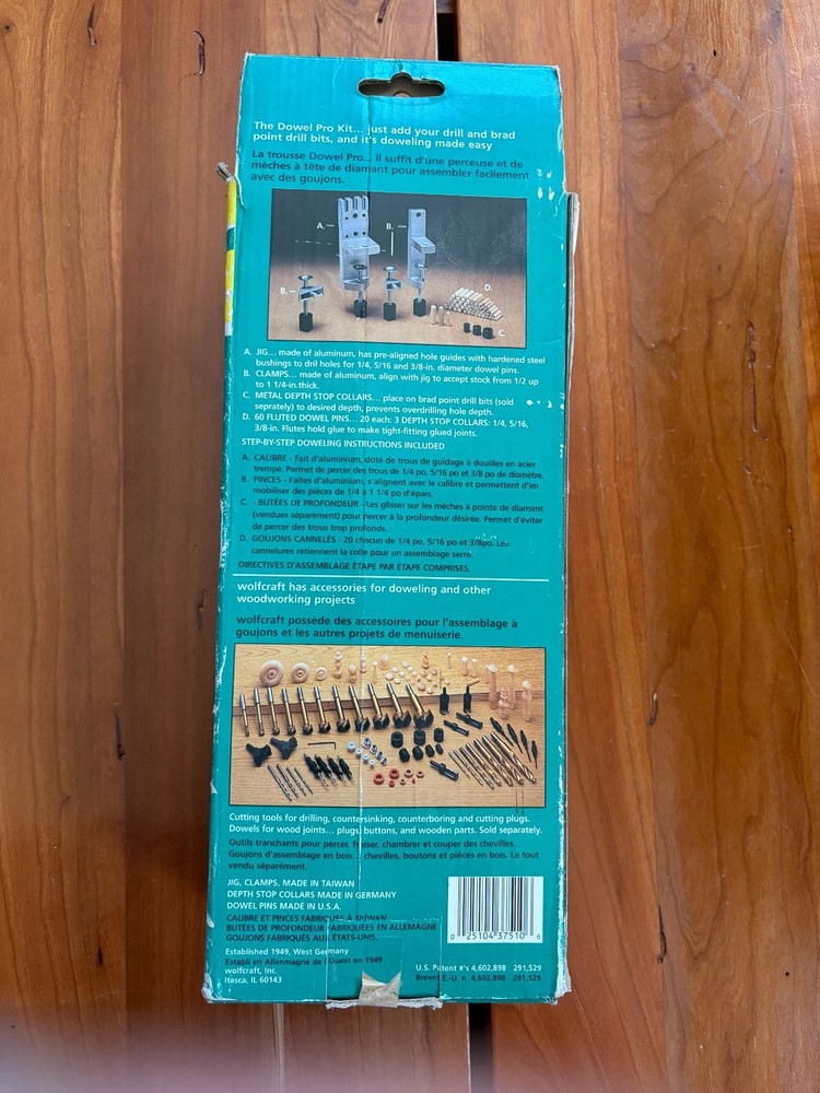 Wolfcraft 3751 Dowel Pro Kit