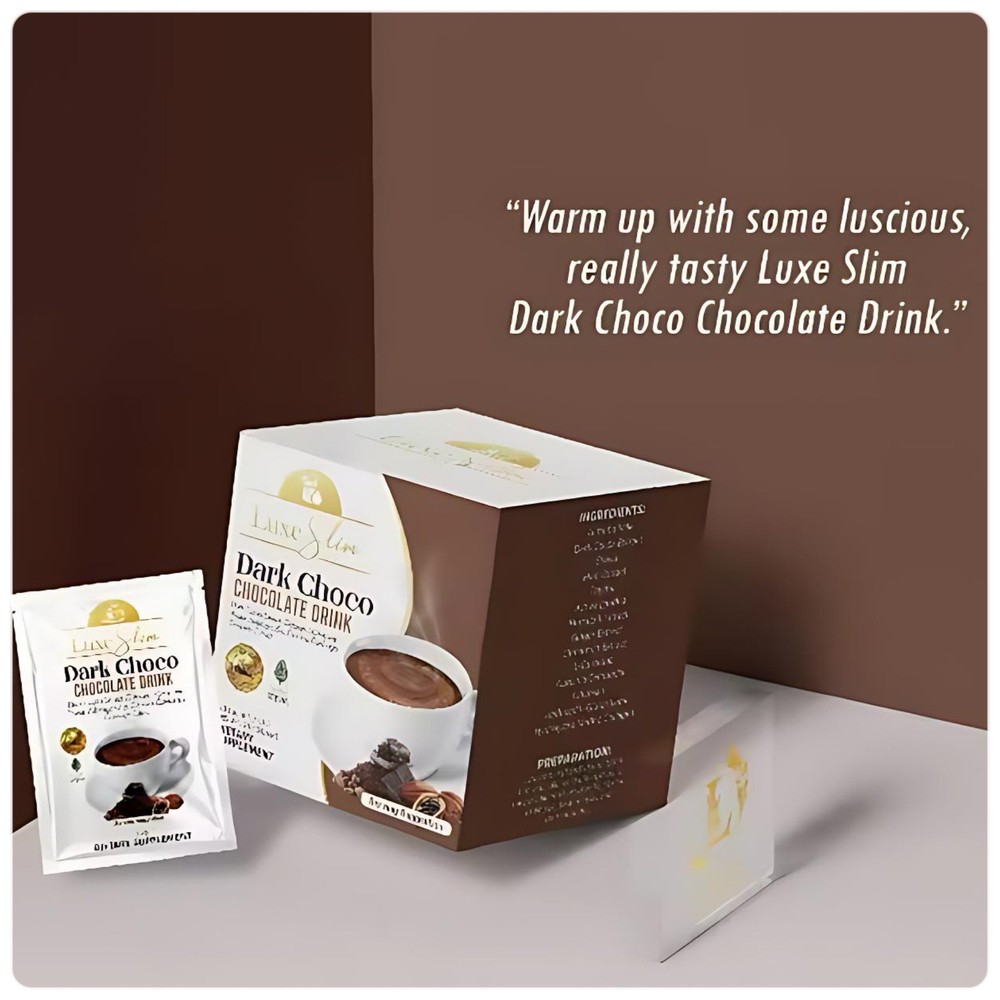 Luxe Slim Dark Choco, Chocolate Drink