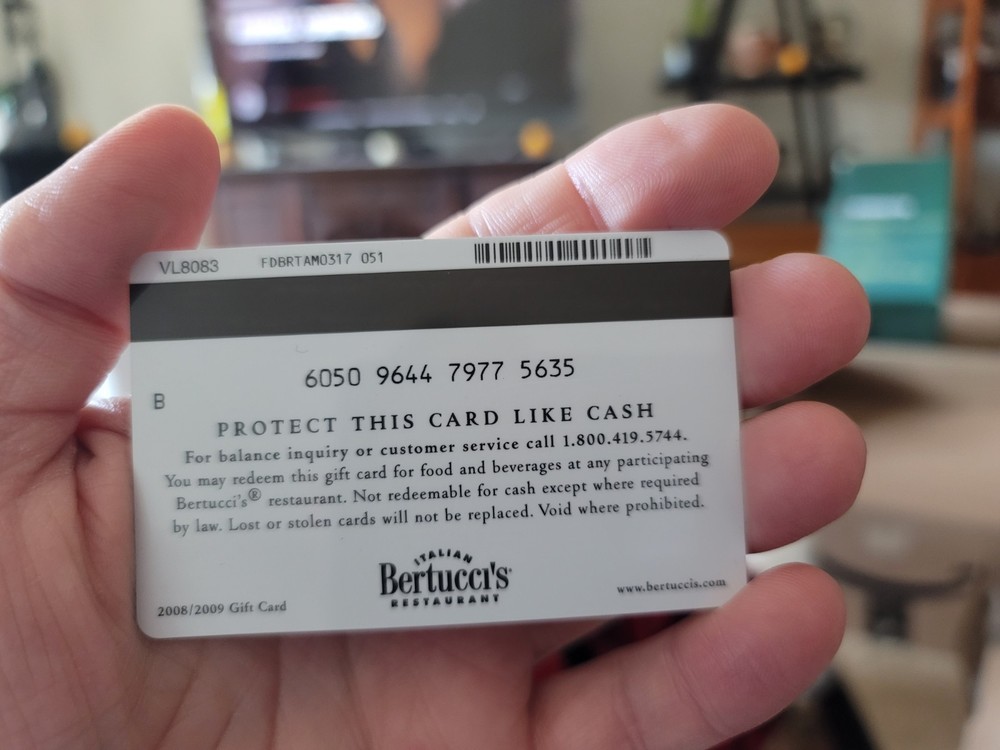 Bertucci's Gift Card 25.00