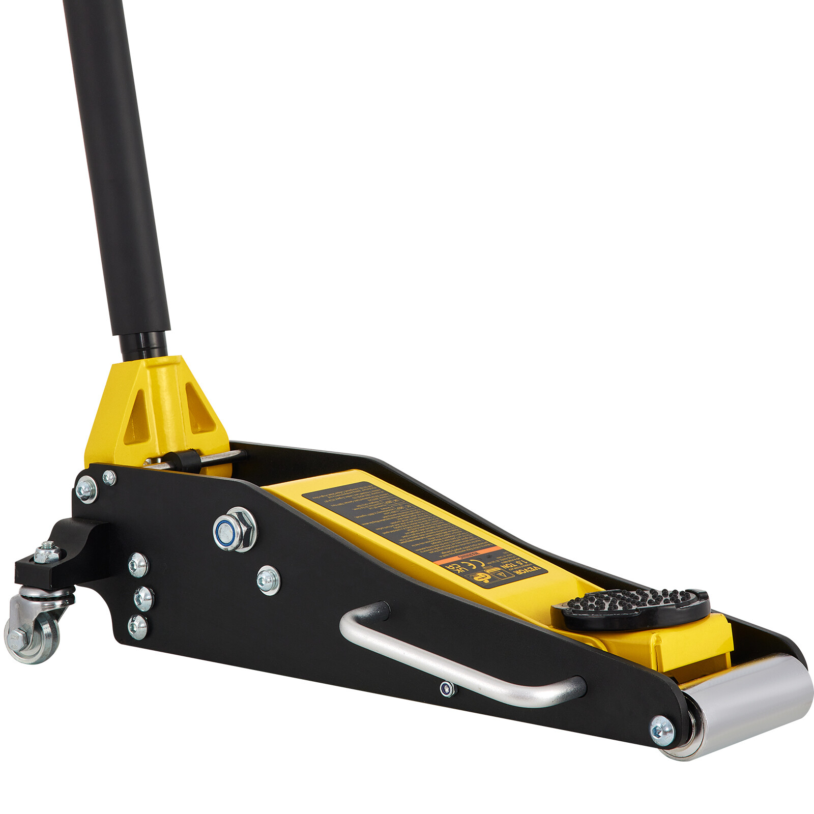 VEVOR 1.5 Ton Low Profile Floor Jack Aluminum Steel Racing Dual Pump Car Jack