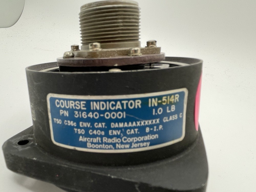 ARC COURSE INDICATOR AVIATION DIRECT CONTROL P/N: IN-514 #18028 - 2