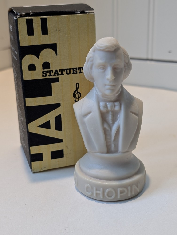 Halbe Statuette - Chopin, Mint Condition In Original Box
