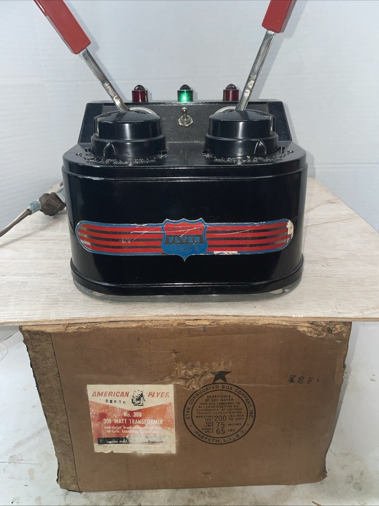 American Flyer 30 B Transformer Tested Original Box