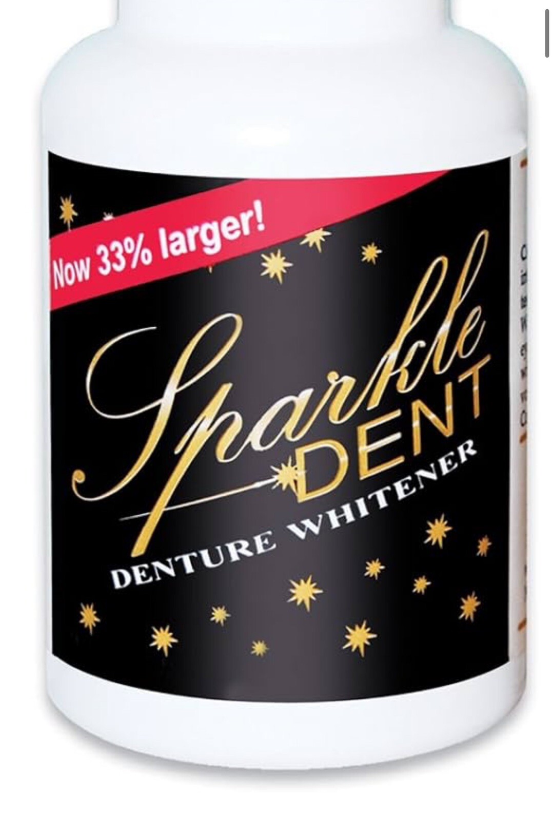 Sparkle-Dent Denture Whitener and Cleaner