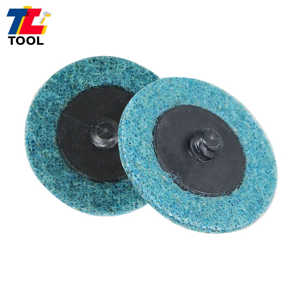 50Pcs 2" Fine Surface Conditioning Discs Roll Lock Grinder Sanding Pads