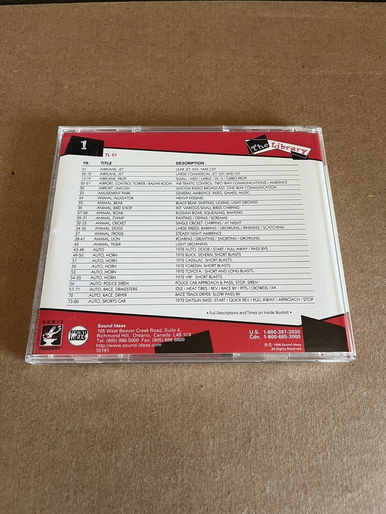 Sonic Foundry Loops for ACID The Library 6 Disc Set