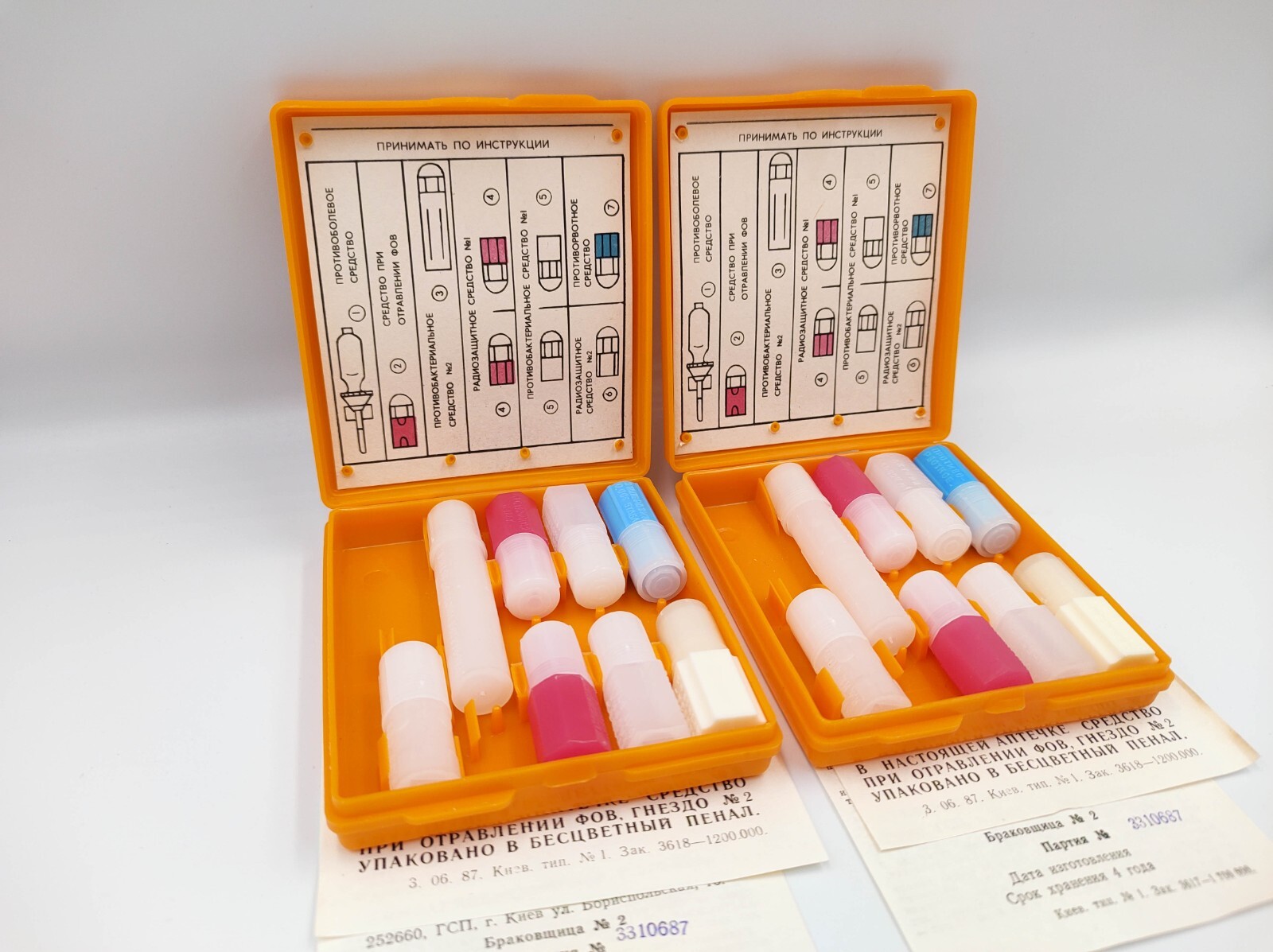 NOS Soviet First Aid kit Army Medical box NBC protection Chernobyl USSR STALKER