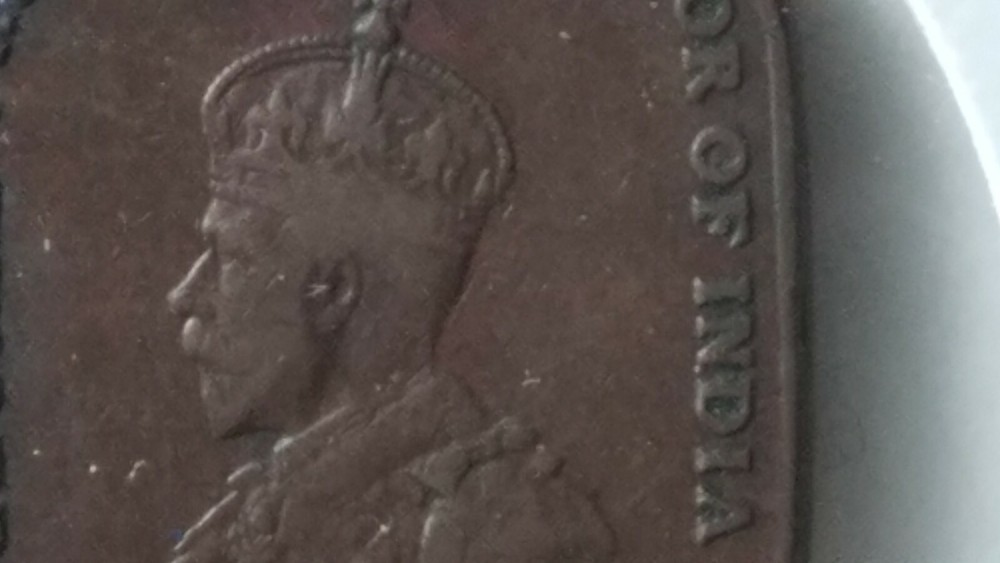 1920 Straits Settlements One Cent King George V Colonial Coins