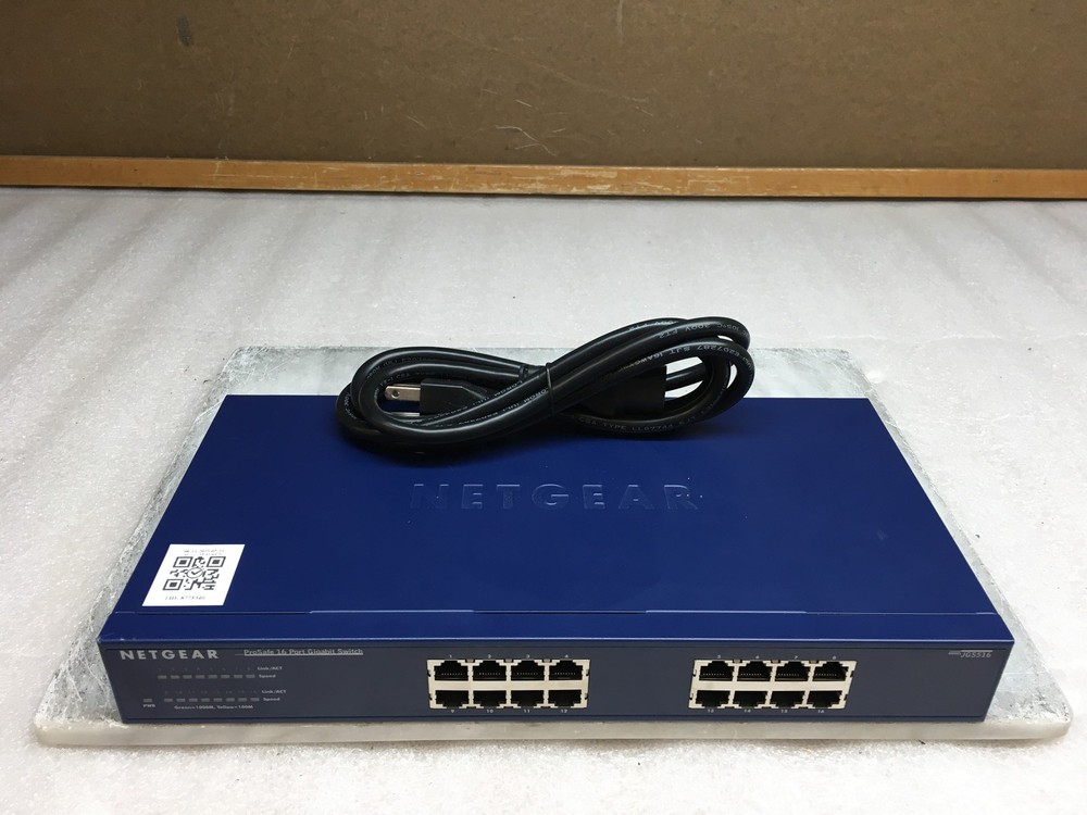NETGEAR ProSAFE 16-Port Gigabit Ethernet Unmanaged Switch JGS516