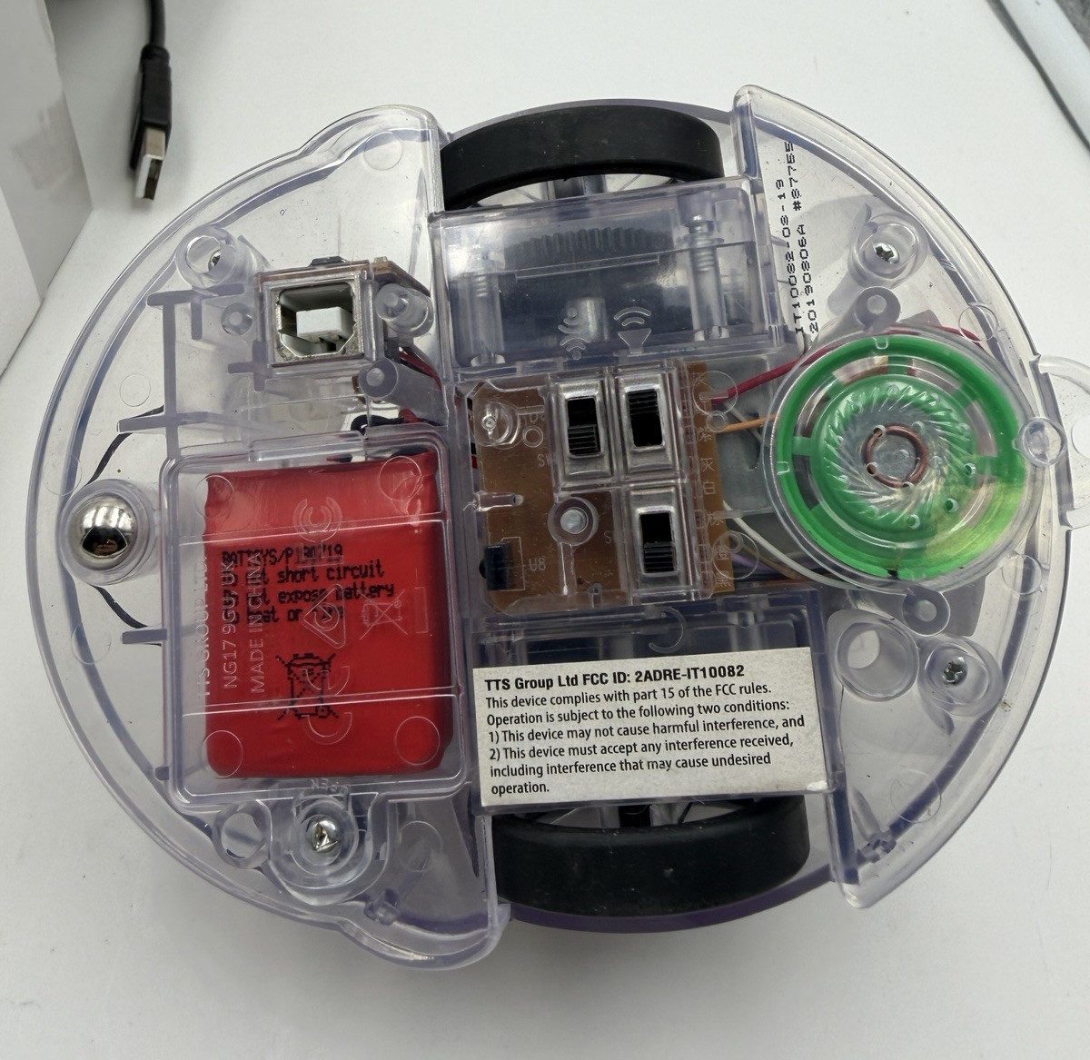 TTS Blue-Bot Bluetooth Programmable Floor Robot Only - Tested Working