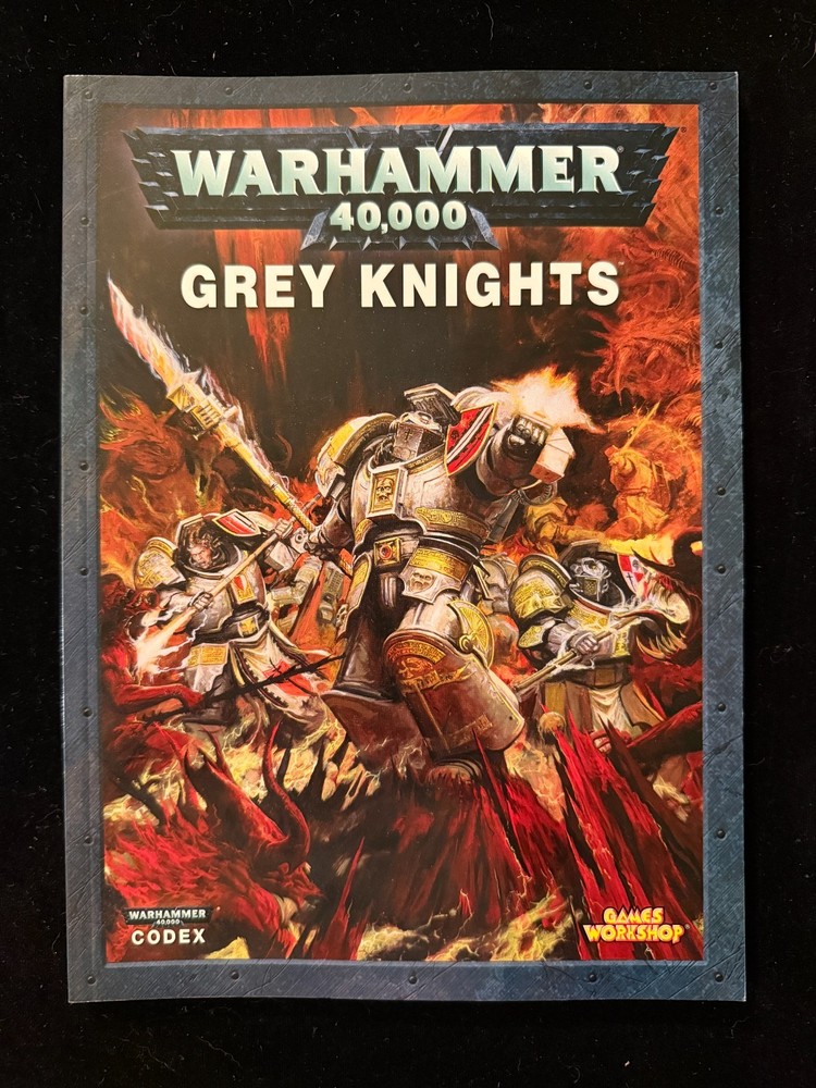 Games Workshop Warhammer 40k Grey Knights Codex Army Book Supplement Rulebook