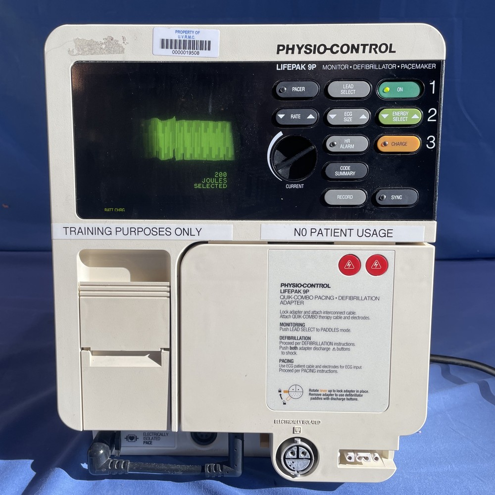 LifePak 9P with Quick-Combo Pacing Adapter & Cables