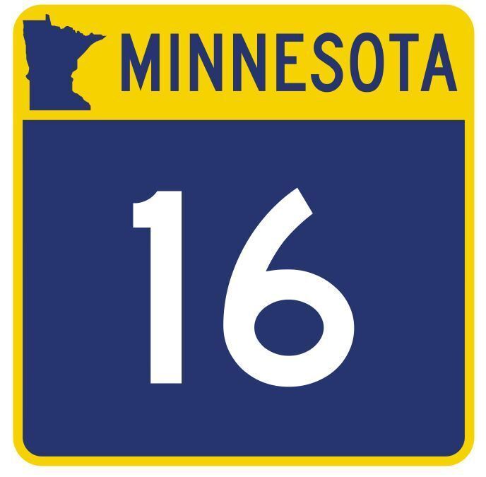 Minnesota State Highway 16 Sticker Decal