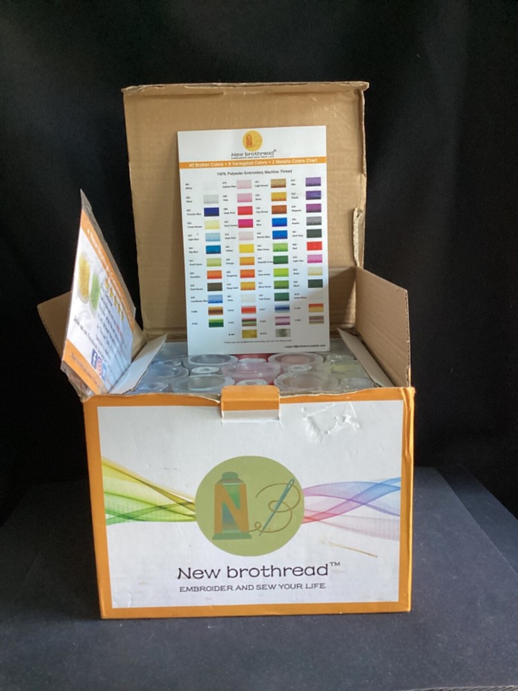 New Brothread - 40+8+2 Mixed Colors Embroidery Machine Thread